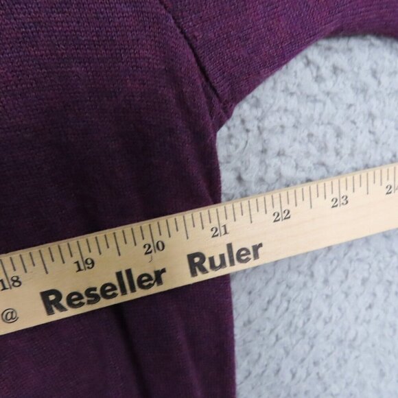 Leo & Nicole Top Plus Size 2X Round Neck Knitted Oversized Shirt Pullover Bamboo - Picture 4 of 9